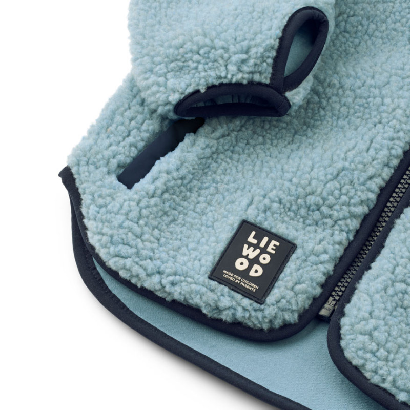 LIEWOOD Kurtka polarowa dla dzieci Nolan Beach blue