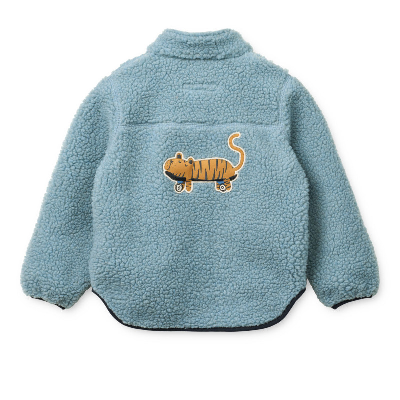 LIEWOOD Kurtka polarowa dla dzieci Nolan Beach blue