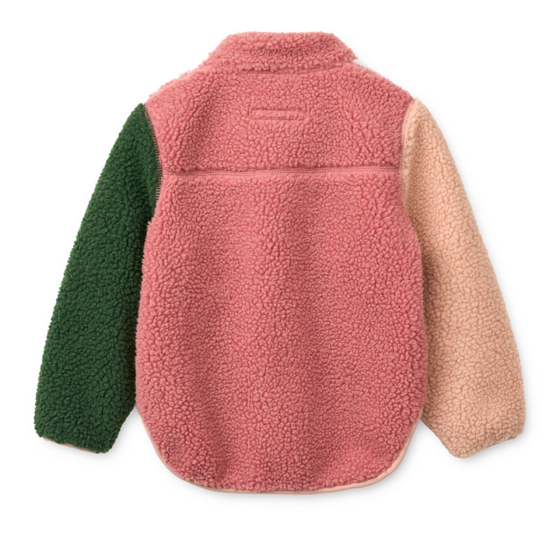 LIEWOOD Kurtka polarowa dla dzieci Noam Dusty rose multi mix