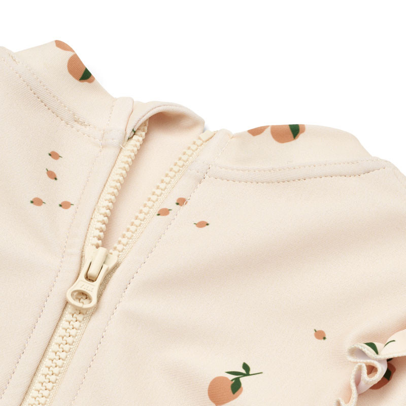 LIEWOOD Sille niemowlęcy kostium kąpielowy z długim rękawem Peach / Sea shell