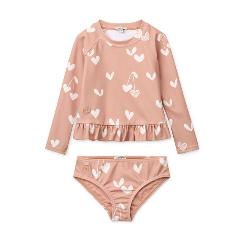 LIEWOOD Zestaw kąpielowy Dagny Sweethearts Pale Tuscany