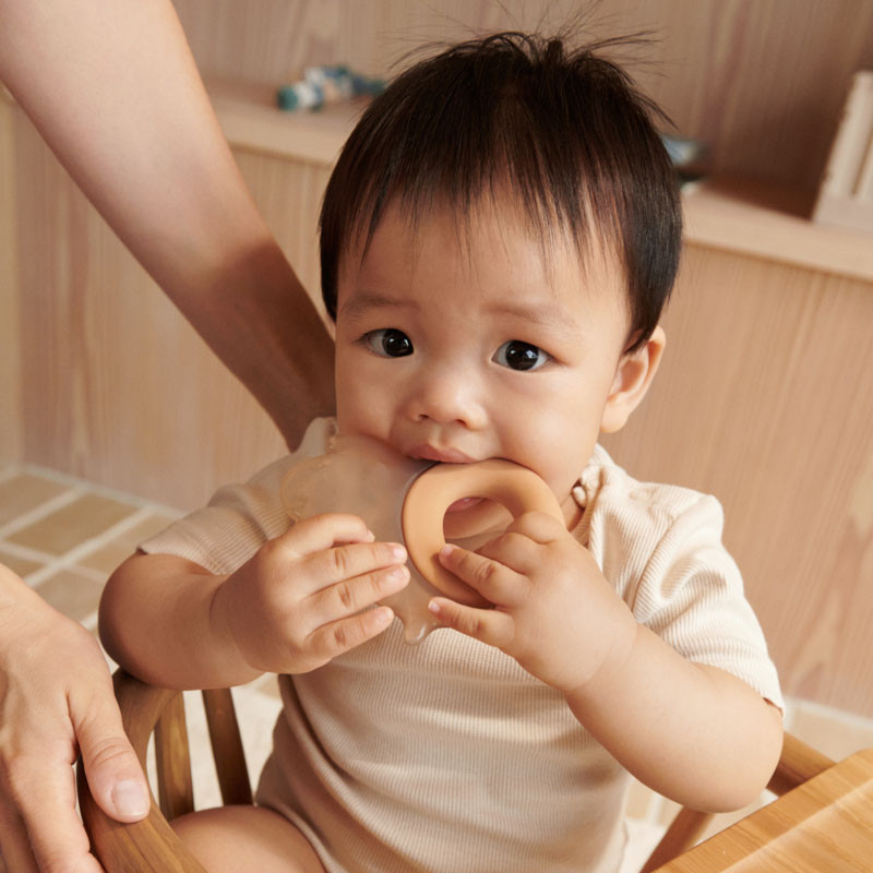 LIEWOOD chłodzący gryzak Rita słonik 2 szt. Pale tuscany / Sandy