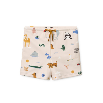 LIEWOOD Otto kąpielówki Around the world / Sandy