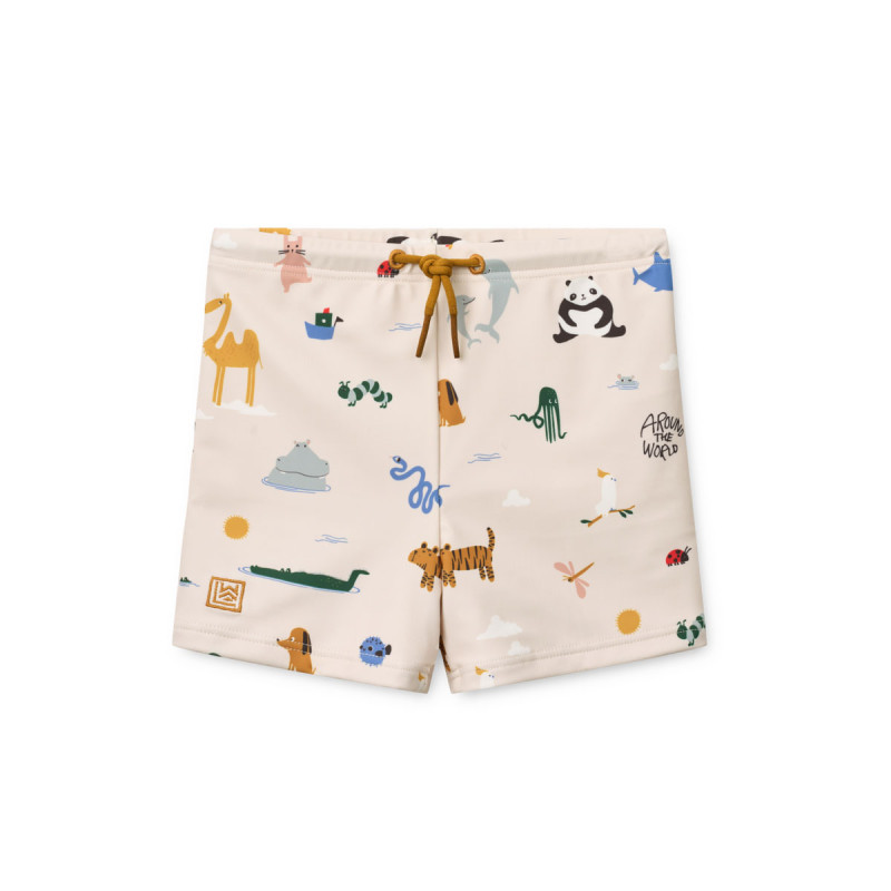 LIEWOOD Otto kąpielówki Around the world / Sandy