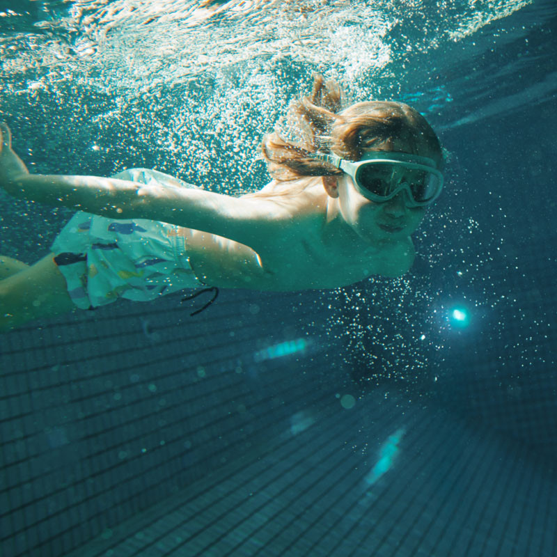 LIEWOOD Duke kąpielówki Boards / Light peppermint