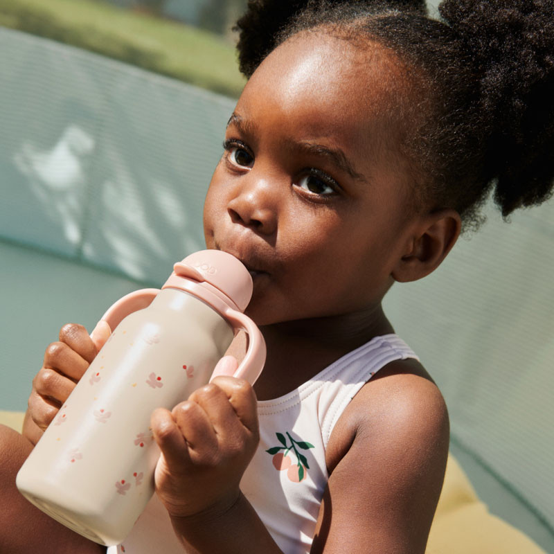 LIEWOOD strój kąpielowy Amara Baby z nadrukiem Peach Sea shell
