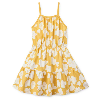 LIEWOOD sukienka Mollie Flower / Lemon yellow