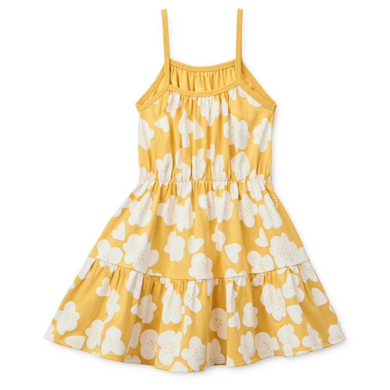 LIEWOOD sukienka Mollie Flower / Lemon yellow