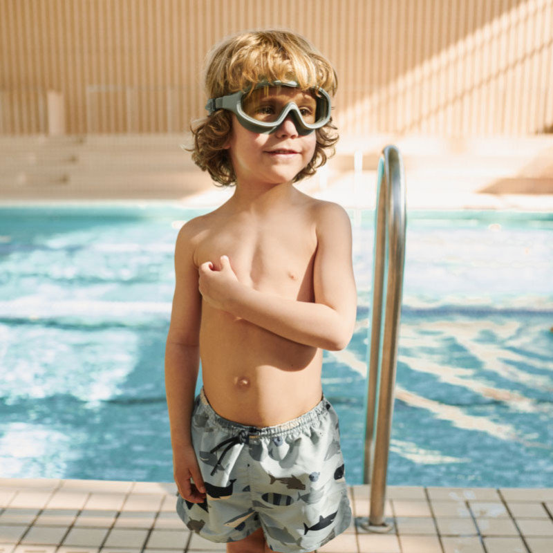 LIEWOOD okulary do pływania Kerem Peppermint / Garden green