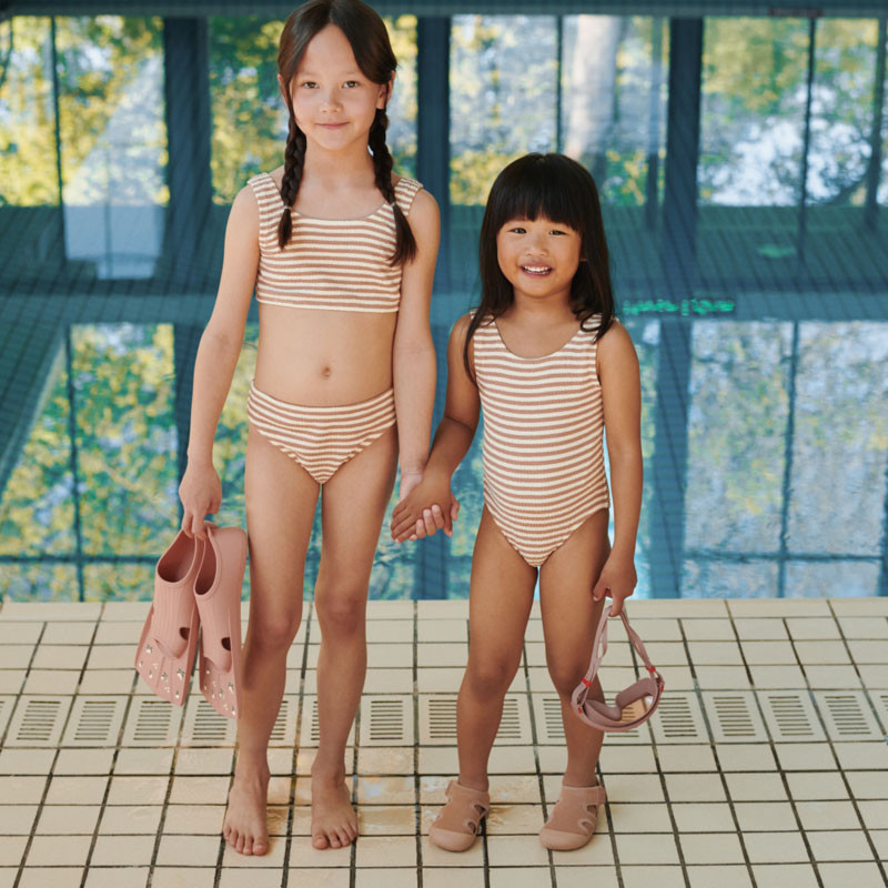 LIEWOOD Bello bikini w paski Coral blush