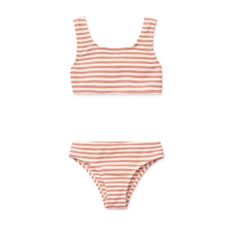 LIEWOOD Bello bikini w paski Coral blush