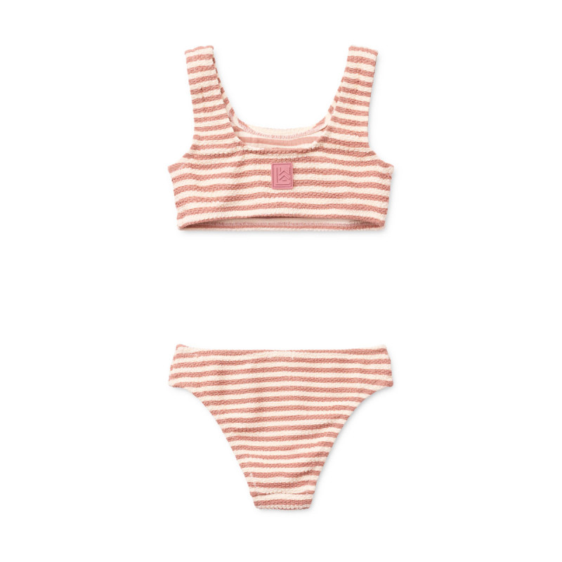 LIEWOOD Bello bikini w paski Coral blush