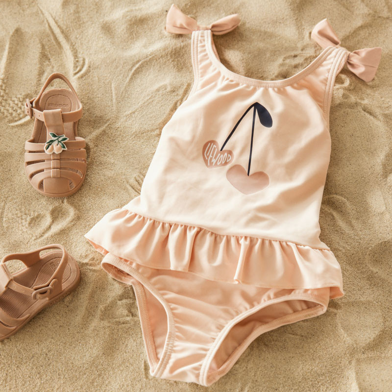 LIEWOOD Amara kostium kąpielowy z kokardą Apple blossom