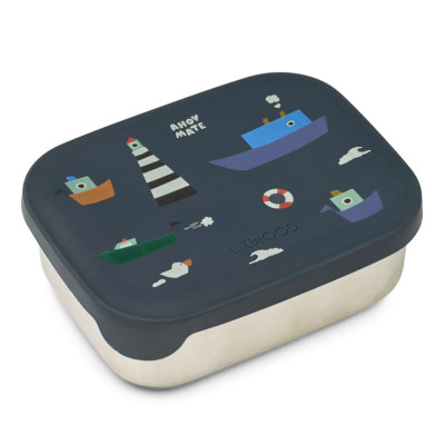LIEWOOD pudełko śniadaniowe Arthur Sailing / Classic navy