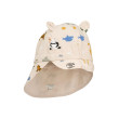 LIEWOOD letni kapelusz dziecięcy Gorm z uszkami Around the world / Sandy