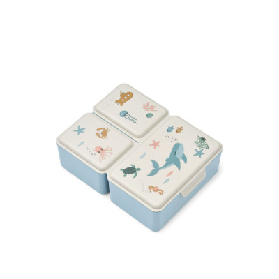 LIEWOOD lunchbox dziecięcy Driss Sea creature / Sandy