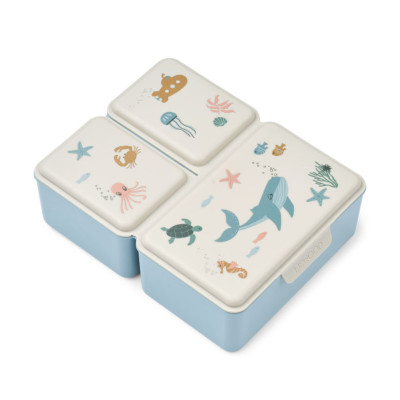 LIEWOOD lunchbox dziecięcy Driss Sea creature / Sandy