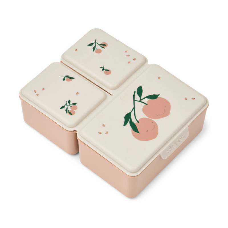 LIEWOOD lunchbox dziecięcy Driss Peach me / Sea shell
