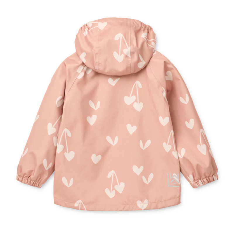 LIEWOOD wodoodporny zestaw Pedia – kurtka i spodnie Sweethearts / Pale tuscany