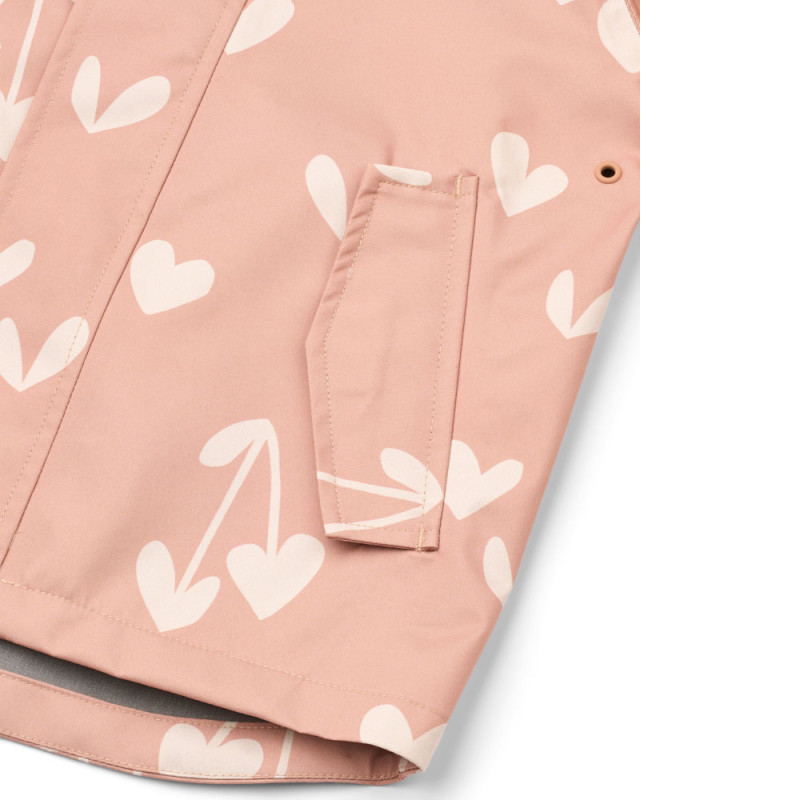 LIEWOOD wodoodporny zestaw Pedia – kurtka i spodnie Sweethearts / Pale tuscany