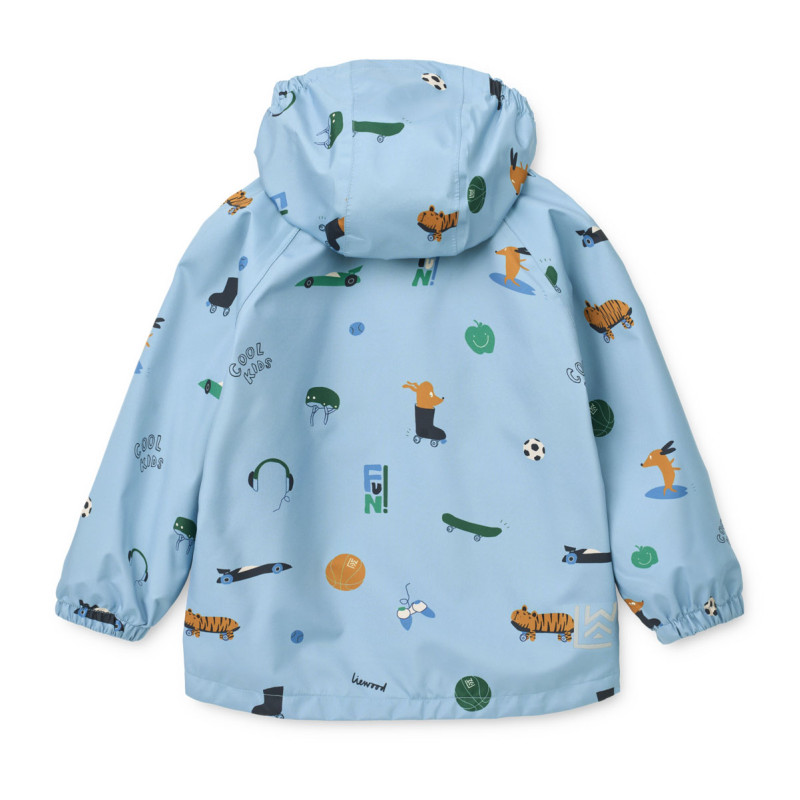 LIEWOOD wodoodporny zestaw Pedia – kurtka i spodnie Fun / Beach blue