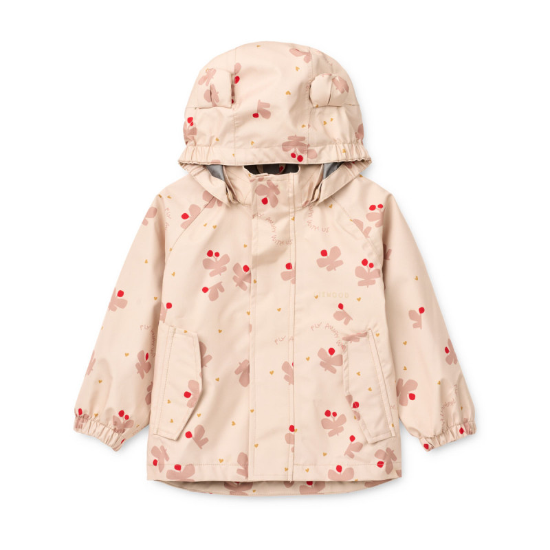 LIEWOOD zestaw przeciwdeszczowy Manu Butterfly / Apple Blossom