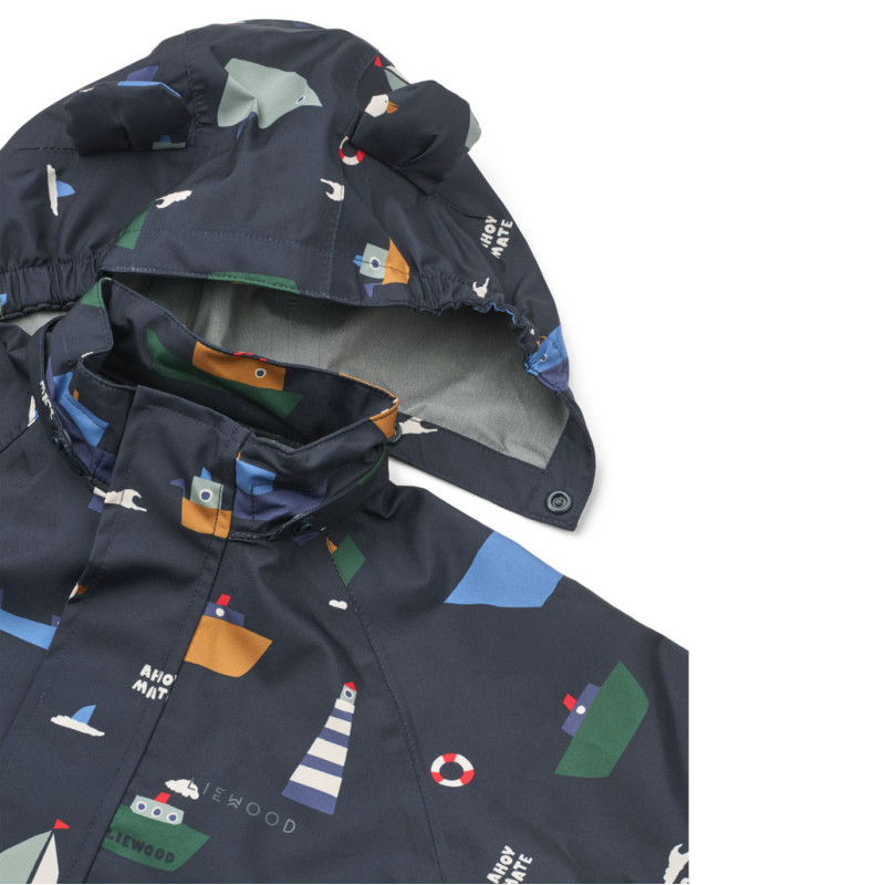 LIEWOOD zestaw przeciwdeszczowy Manu Sailing / Classic navy