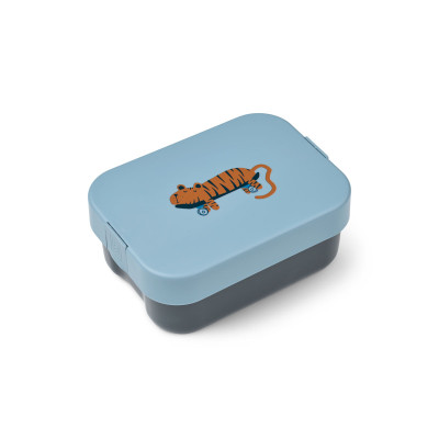 LIEWOOD lunchbox dziecięcy Kamil Tiger / Beach blue