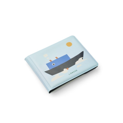 LIEWOOD Waylon magiczna książeczka wodna do kąpieli Sailing / Sandy
