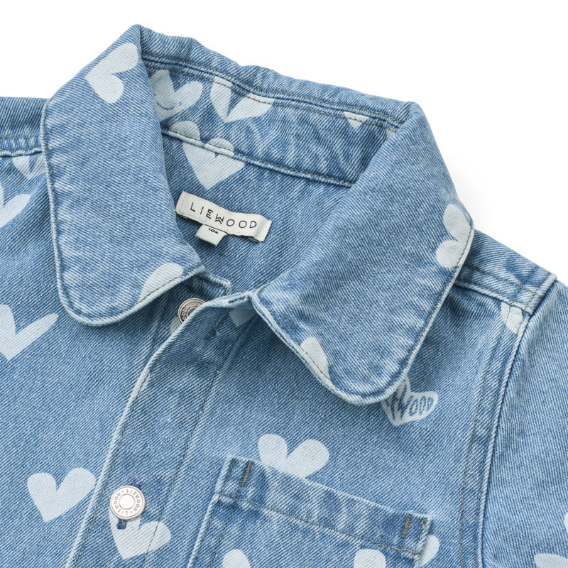 LIEWOOD Kenza koszula dżinsowa Sweethearts / light blue denim