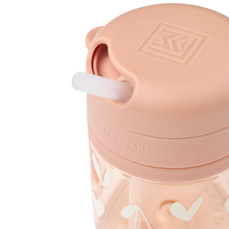 LIEWOOD Pavia kubek z tritanu ze słomką 280 ml Sweethearts / Pale tuscany