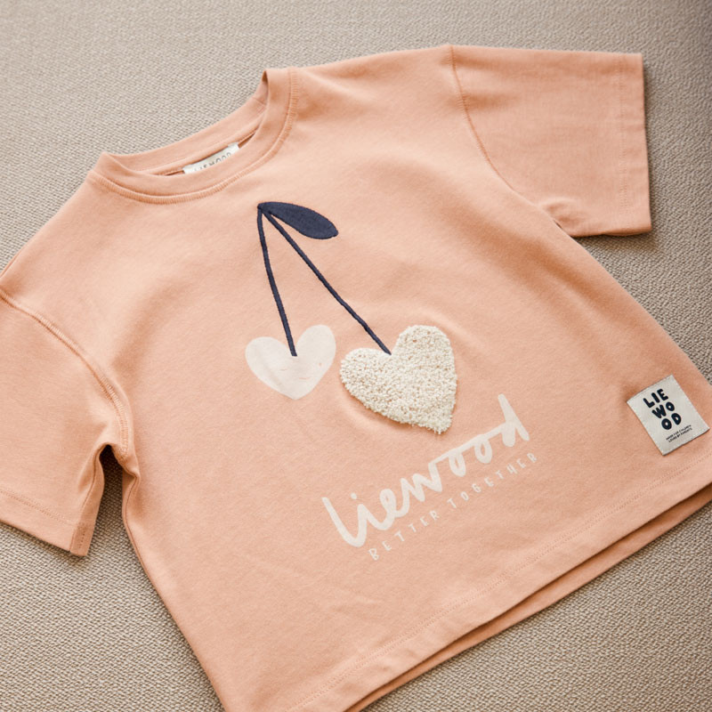 LIEWOOD Tyler koszulka Sweethearts / Pale tuscany