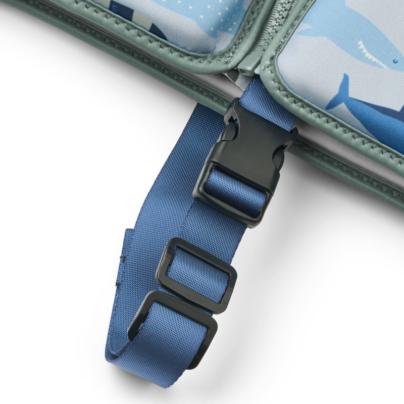 LIEWOOD kamizelka do pływania Dove Shark / Dove blue