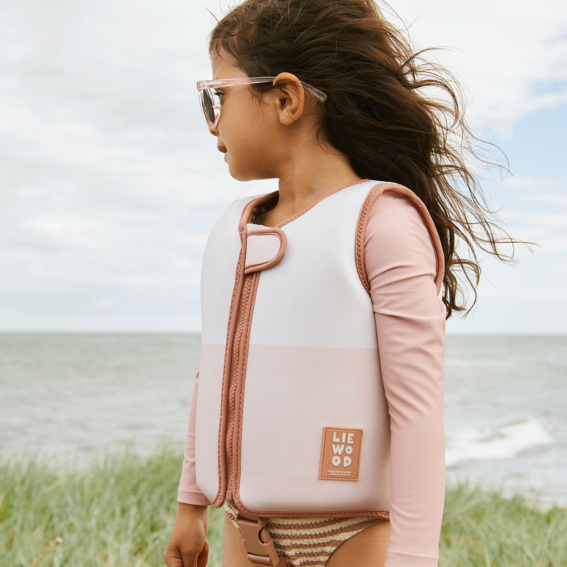 LIEWOOD kamizelka do pływania z rękawami Dove Tuscany rose multi mix