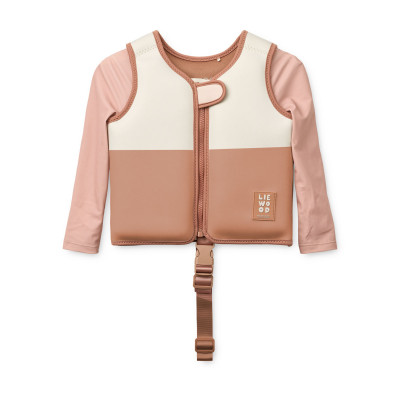LIEWOOD kamizelka do pływania z rękawami Dove Tuscany rose multi mix