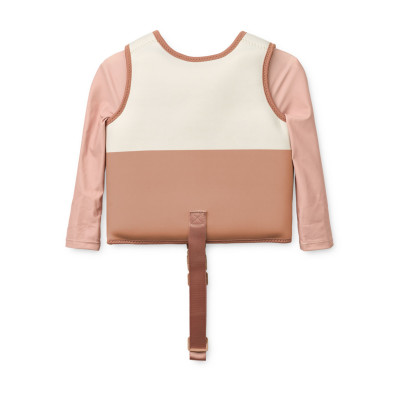 LIEWOOD kamizelka do pływania z rękawami Dove Tuscany rose multi mix
