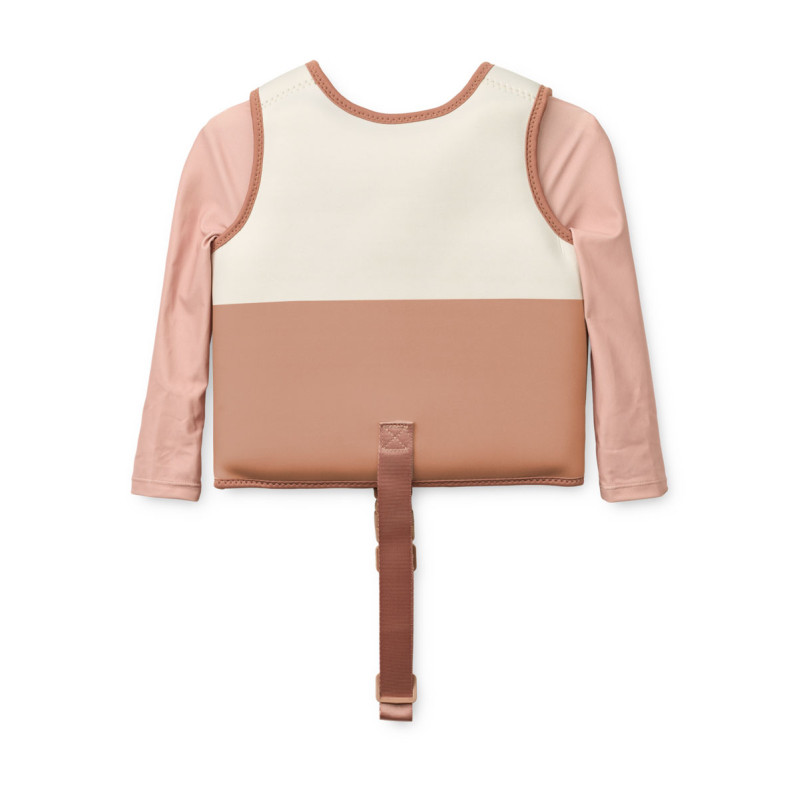 LIEWOOD kamizelka do pływania z rękawami Dove Tuscany rose multi mix