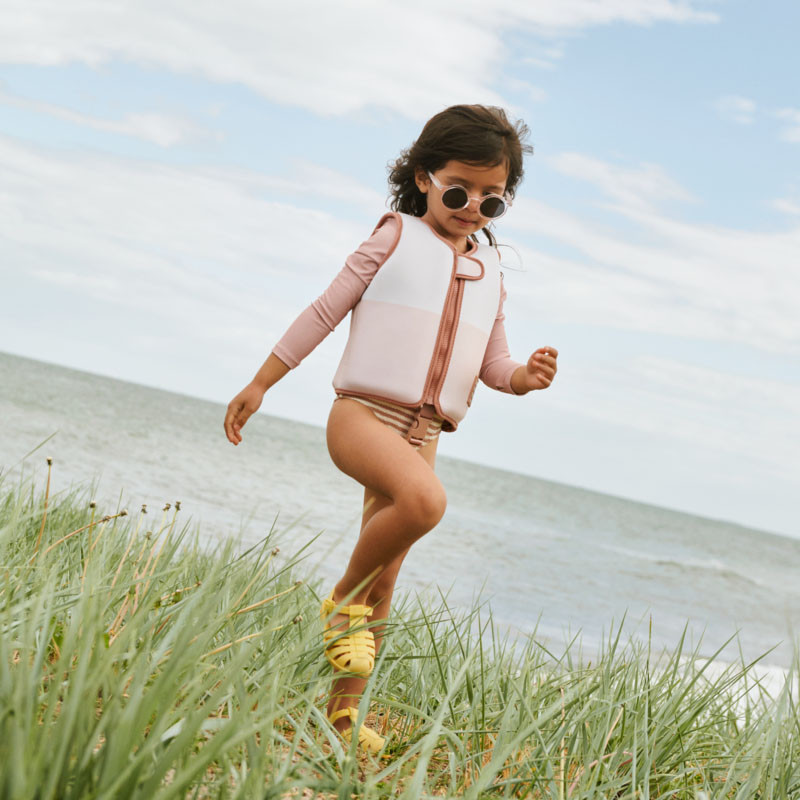 LIEWOOD kamizelka do pływania z rękawami Dove Tuscany rose multi mix