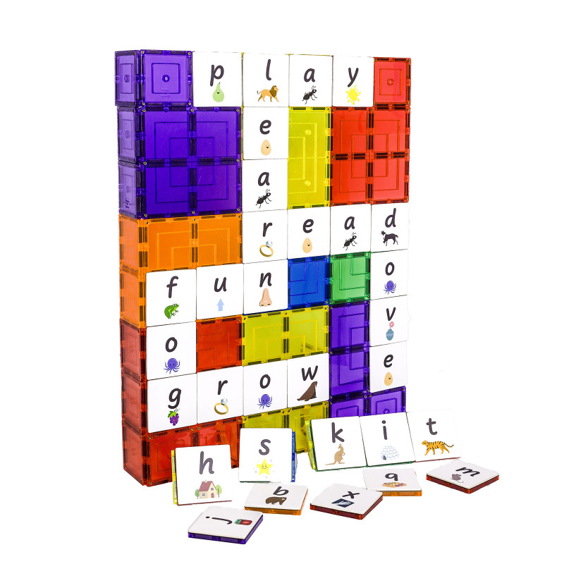 Karty magnetyczne małe litery 40 szt