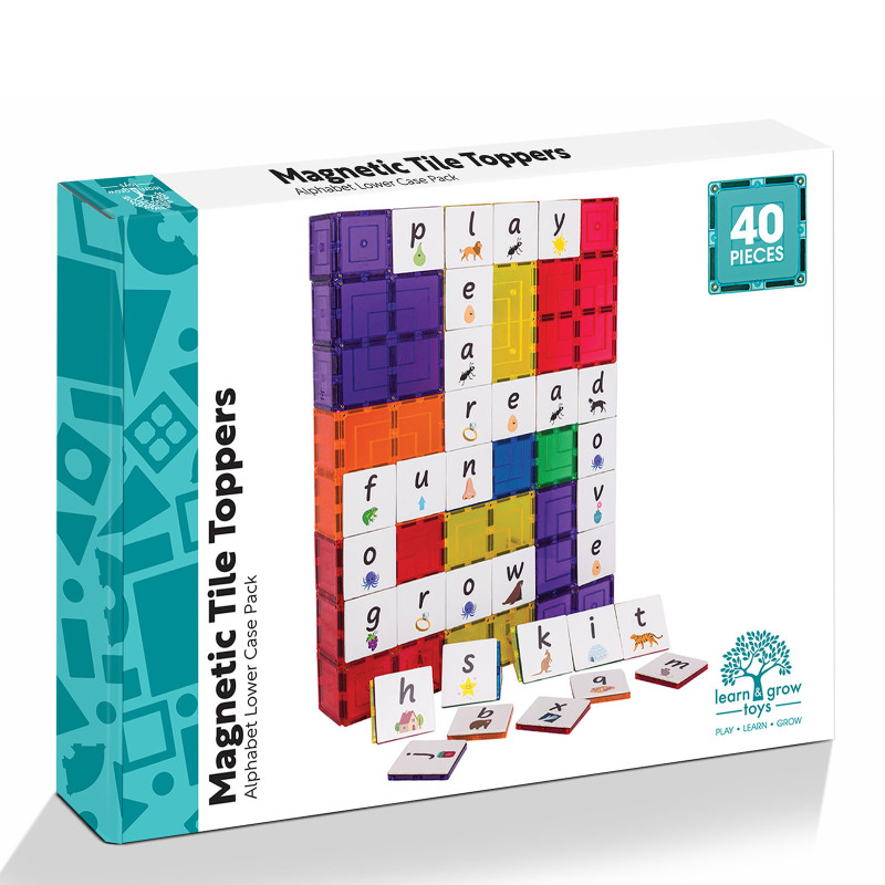 Karty magnetyczne małe litery 40 szt