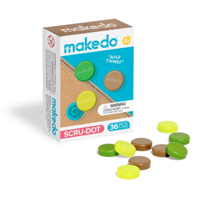 Makedo Nakładki na śruby Wild Things