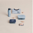 LIEWOOD pudełko śniadaniowe Arthur Race cars / Beach blue
