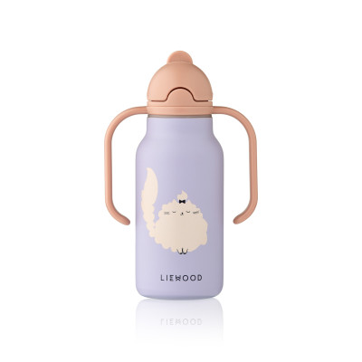 LIEWOOD butelka termiczna na napoje Kimmie 250 ml Cat / Warm lilac