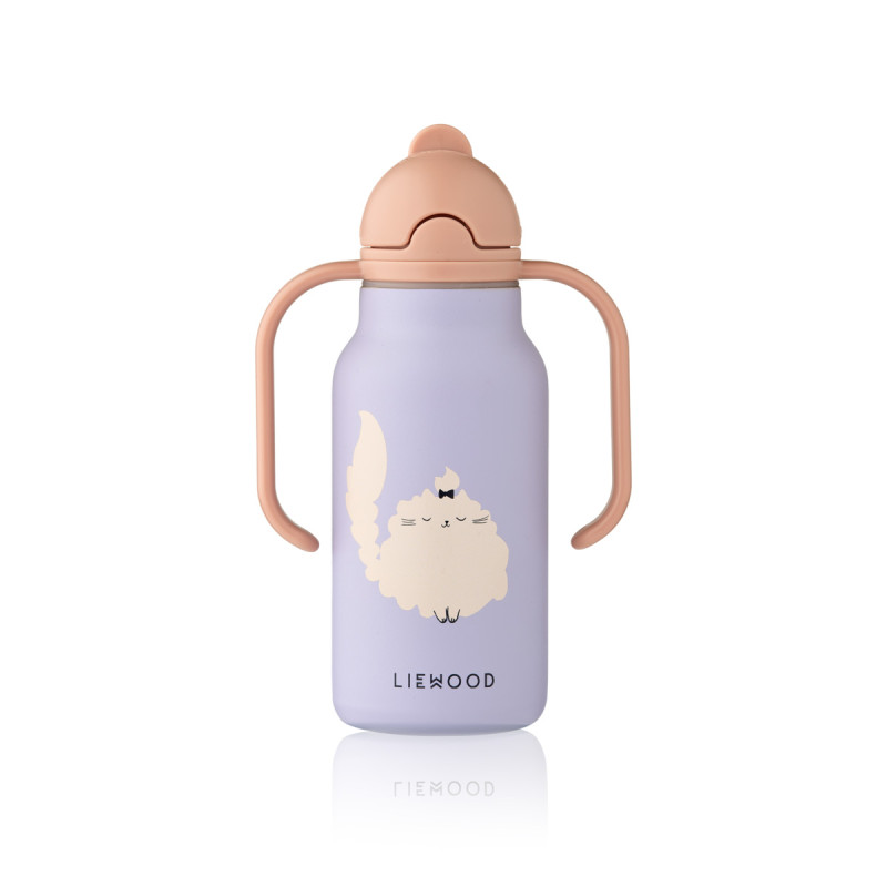 LIEWOOD butelka termiczna na napoje Kimmie 250 ml Cat / Warm lilac