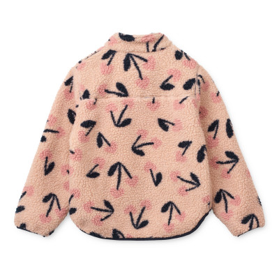 LIEWOOD Kurtka polarowa dla dzieci Nolan Mega Cherry heart / Rosey