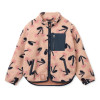 LIEWOOD Kurtka polarowa dla dzieci Nolan Mega Cherry heart / Rosey