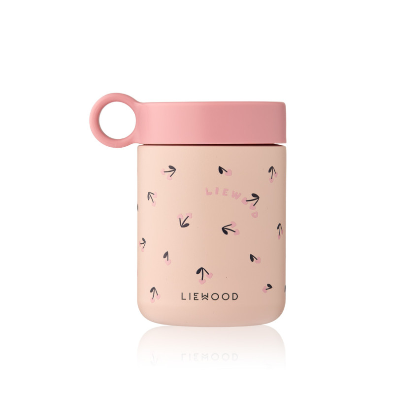LIEWOOD termos na jedzenie Kiani Mini Cherry heart / Rosey