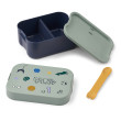 LIEWOOD lunchbox dziecięcy Kamil Play / Dusty Peppermint