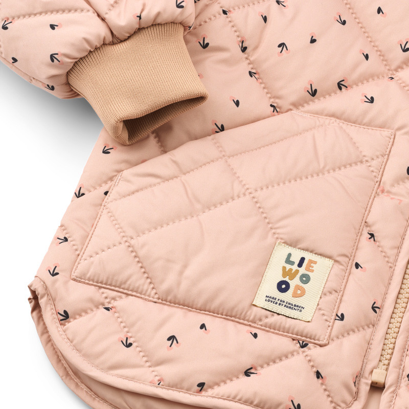 LIEWOOD ZELLA komplet termiczny Mini Cherry heart / Rosey
