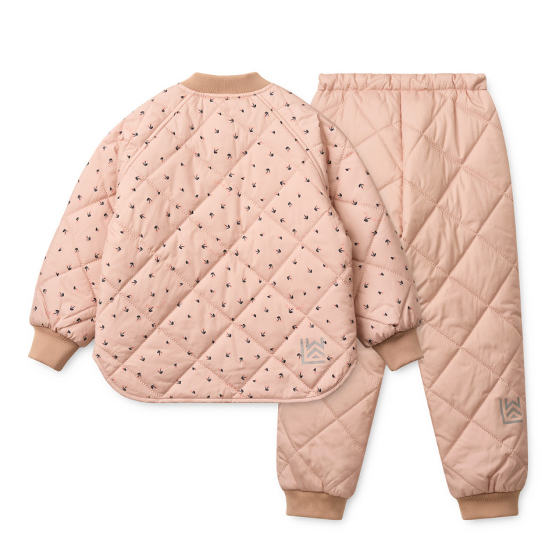 LIEWOOD ZELLA komplet termiczny Mini Cherry heart / Rosey